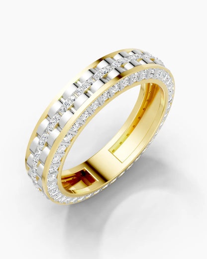 Gridsteel Men Ring