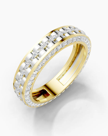 Gridsteel Men Ring