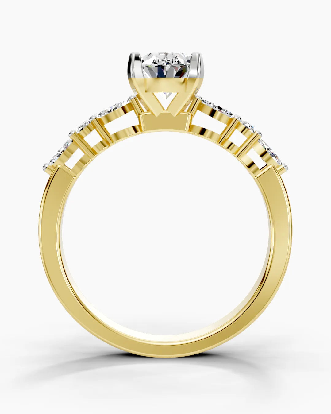 Iris Oval Bloom Women Ring