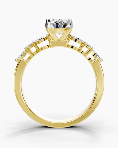Iris Oval Bloom Women Ring