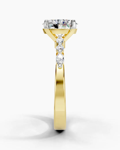 Iris Oval Bloom Women Ring