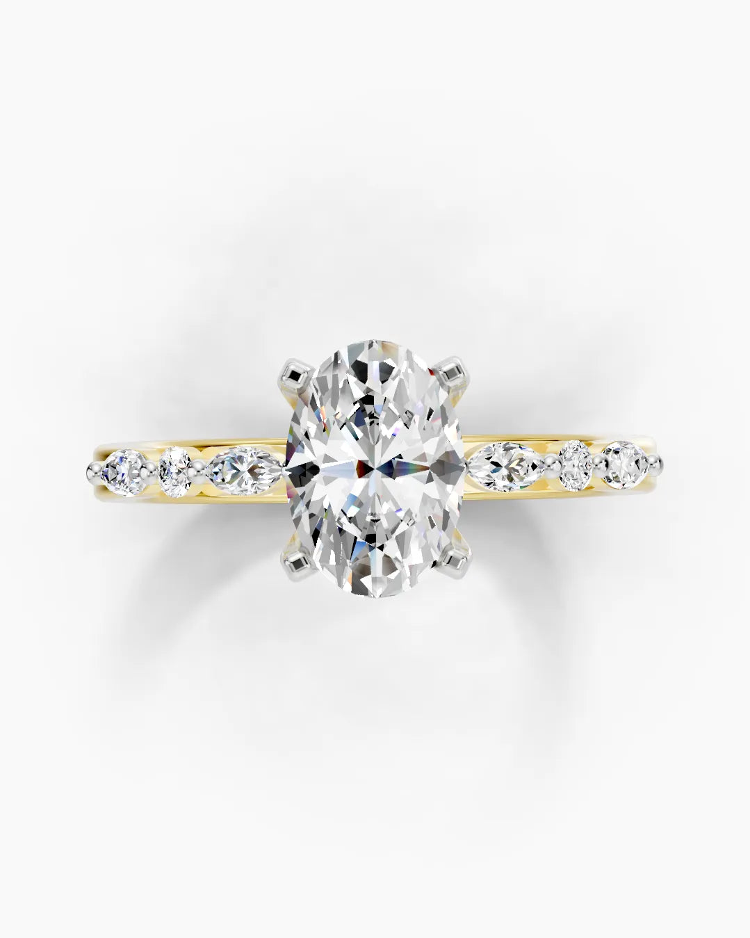 Iris Oval Bloom Women Ring