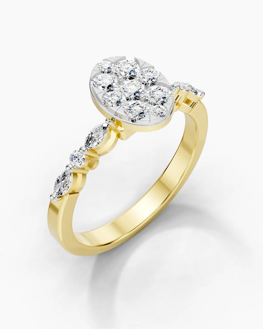 Oval Mira Women Ring