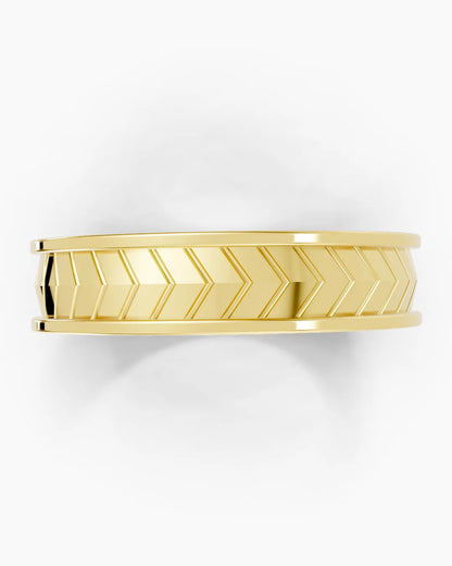 Ridge Trace Men Ring