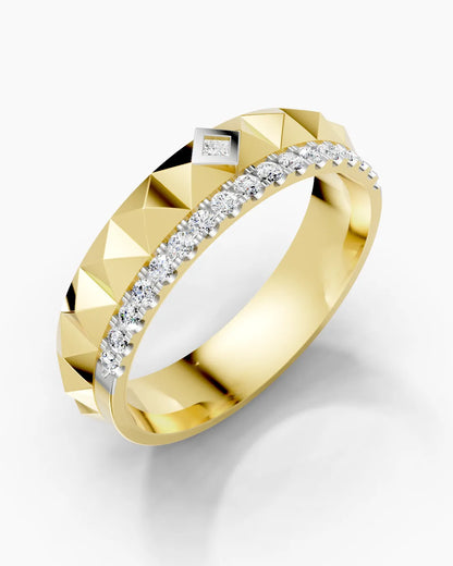 Edge Strip Men Ring