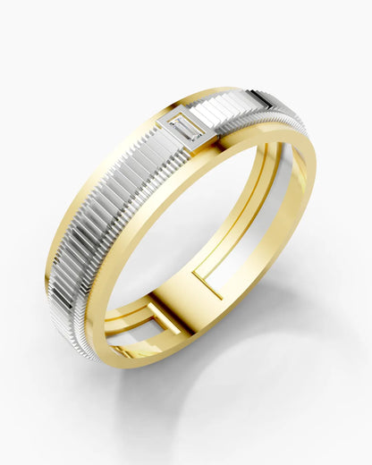 Quadline Men Ring