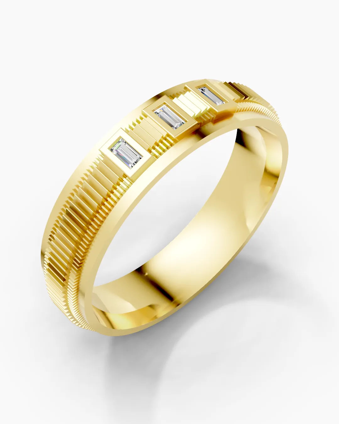 Iron Grid Men Ring