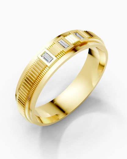 Iron Grid Men Ring