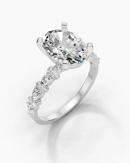 Iris Oval Rose Women Ring