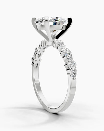 Iris Oval Rose Women Ring