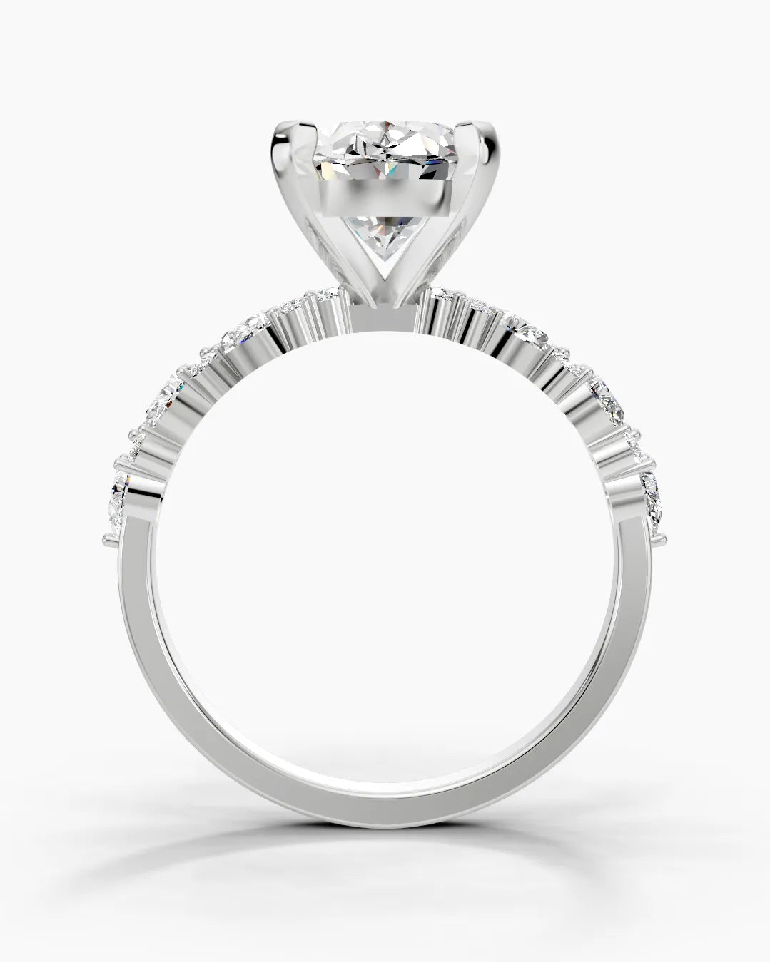 Iris Oval Rose Women Ring