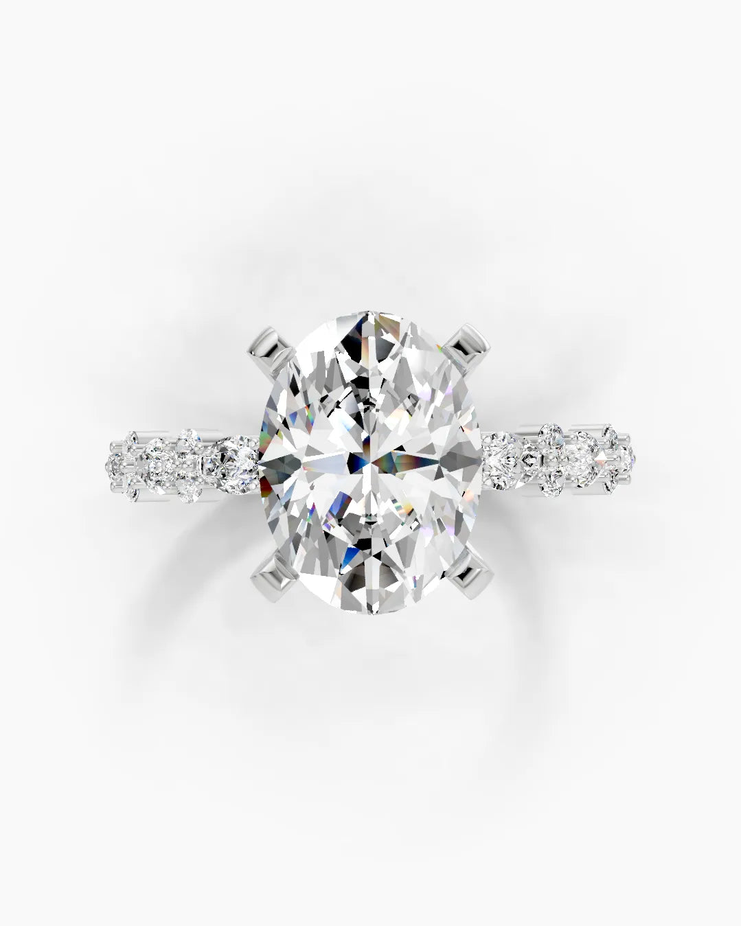 Iris Oval Rose Women Ring