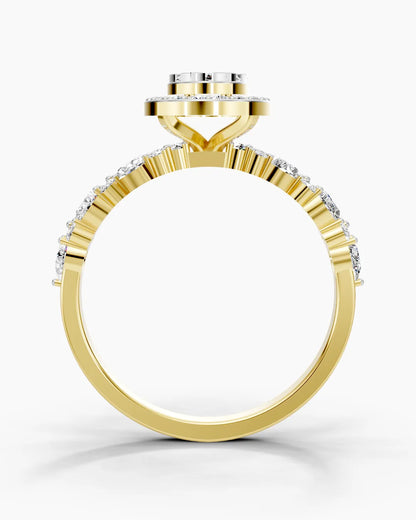 Aurine Pear Women Ring