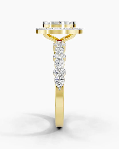Aurine Pear Women Ring