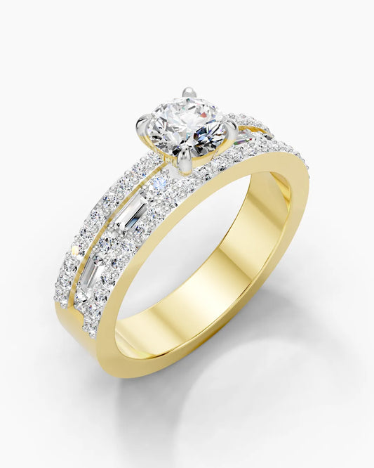 Elara Baguette Women Ring