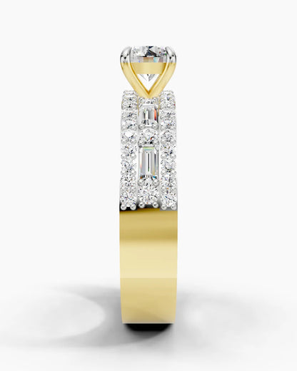 Elara Baguette Women Ring