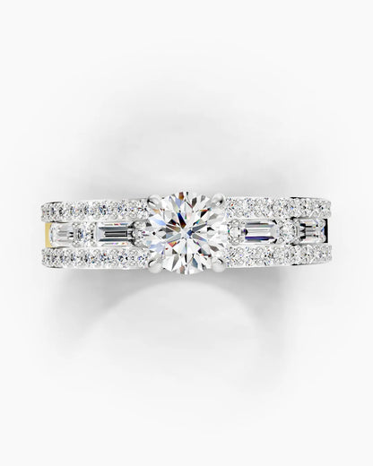 Elara Baguette Women Ring