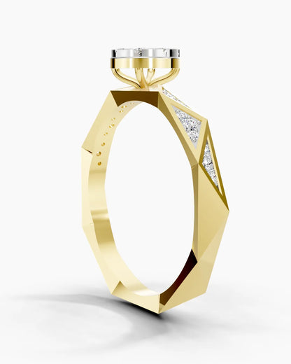 Crystal Burst Women Ring