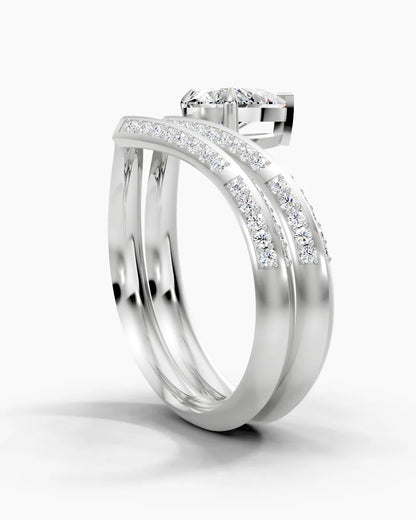 Aurora Glow Pear Women Ring