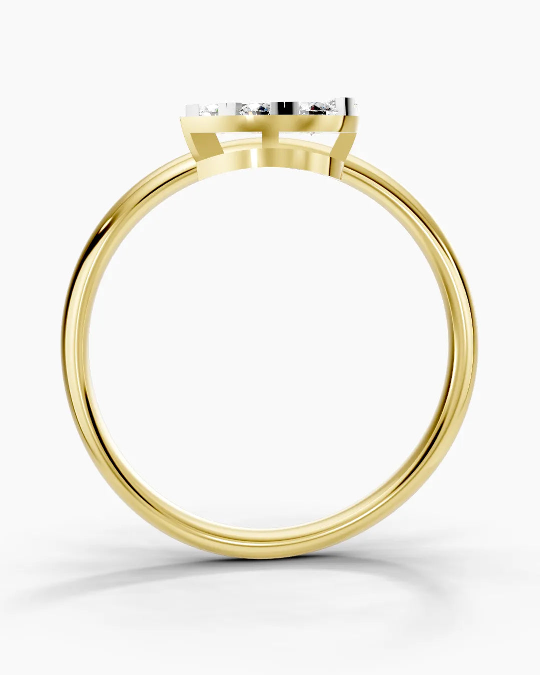 Pear Accent Stream Women Ring