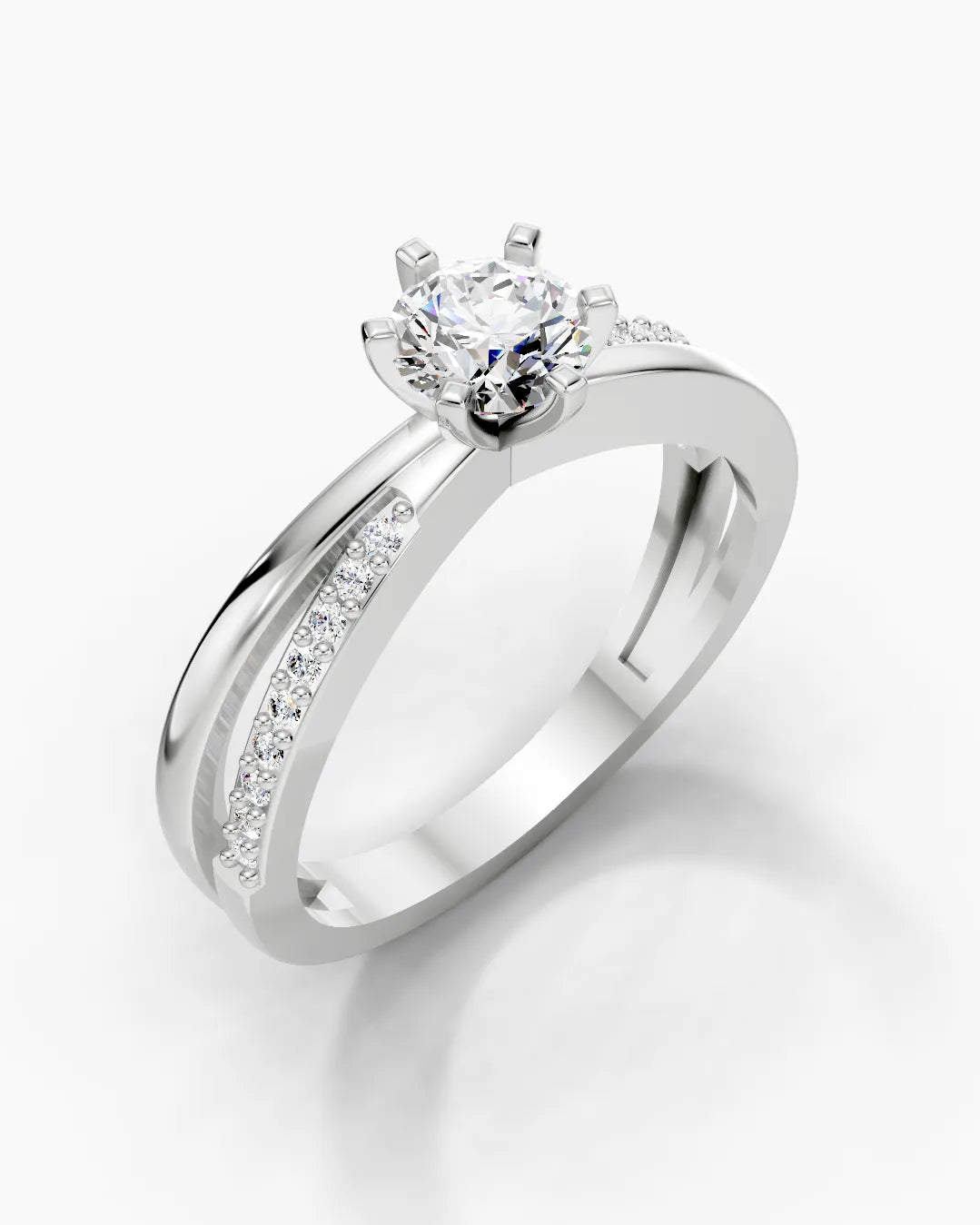 Twin Shank Women Ring
