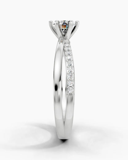 Twin Shank Women Ring