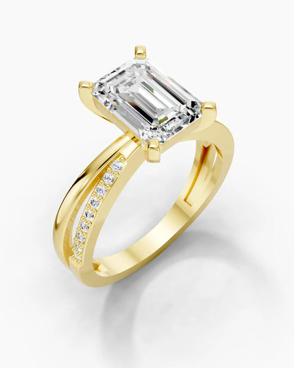 Emerald Star Women Ring