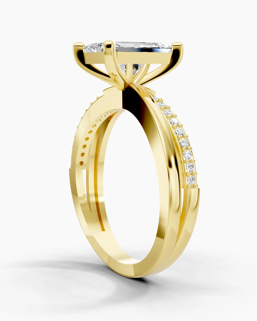Emerald Star Women Ring