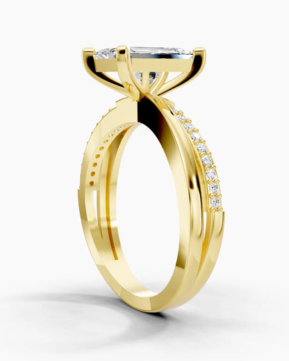 Emerald Star Women Ring