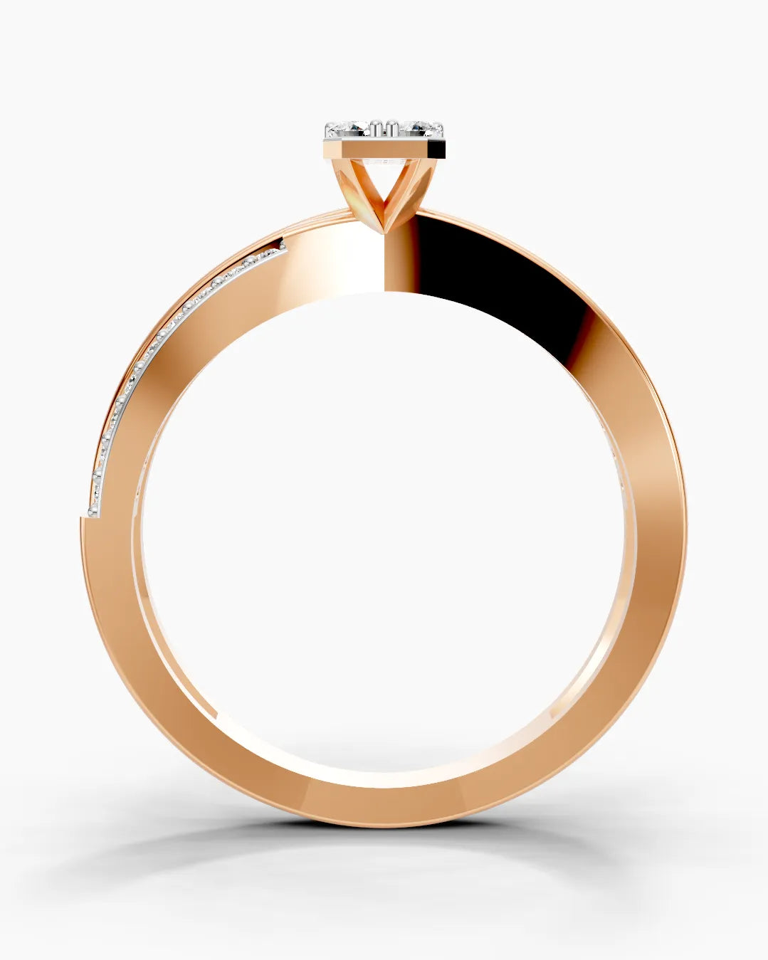 Emerald Grid Women Ring
