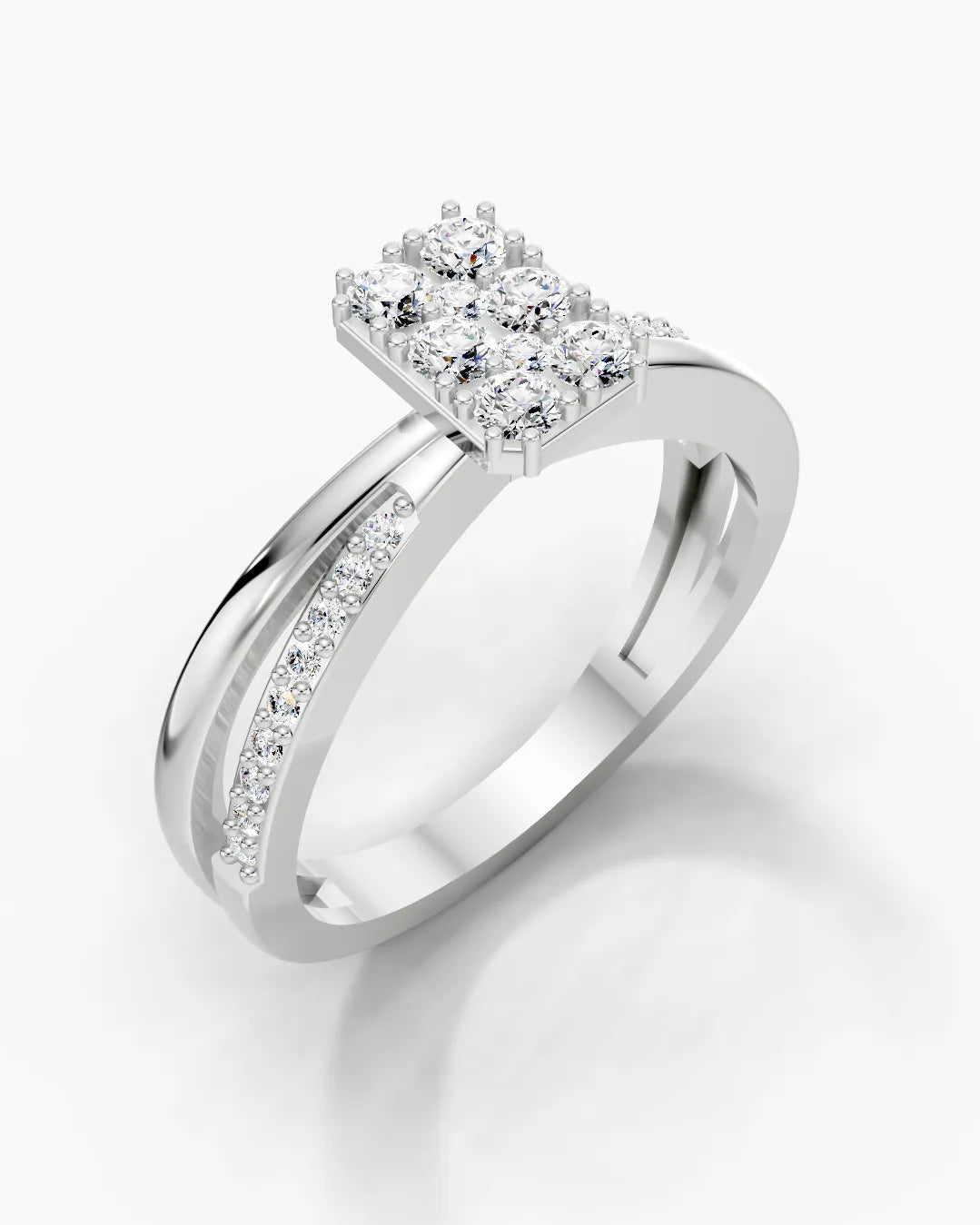 Majestic Grid Women Ring