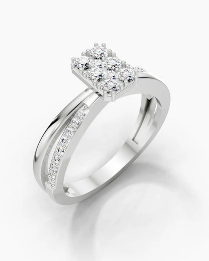 Majestic Grid Women Ring