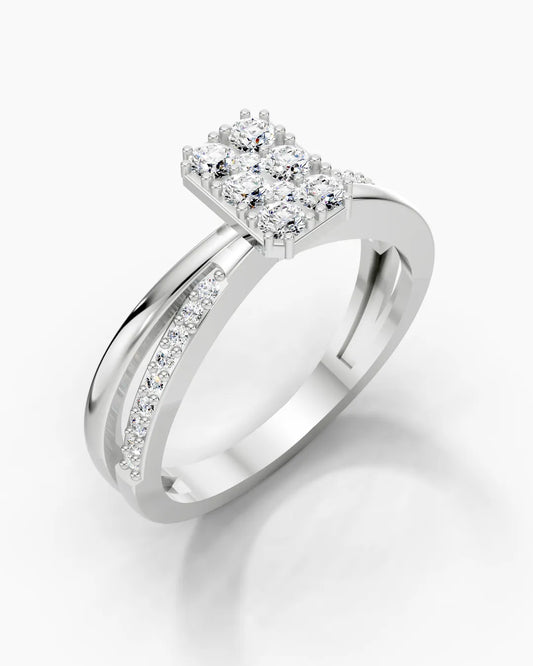 Majestic Grid Women Ring