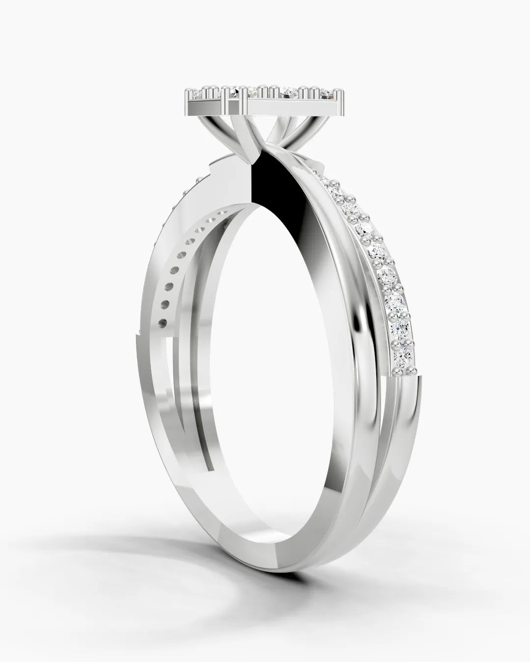 Majestic Grid Women Ring