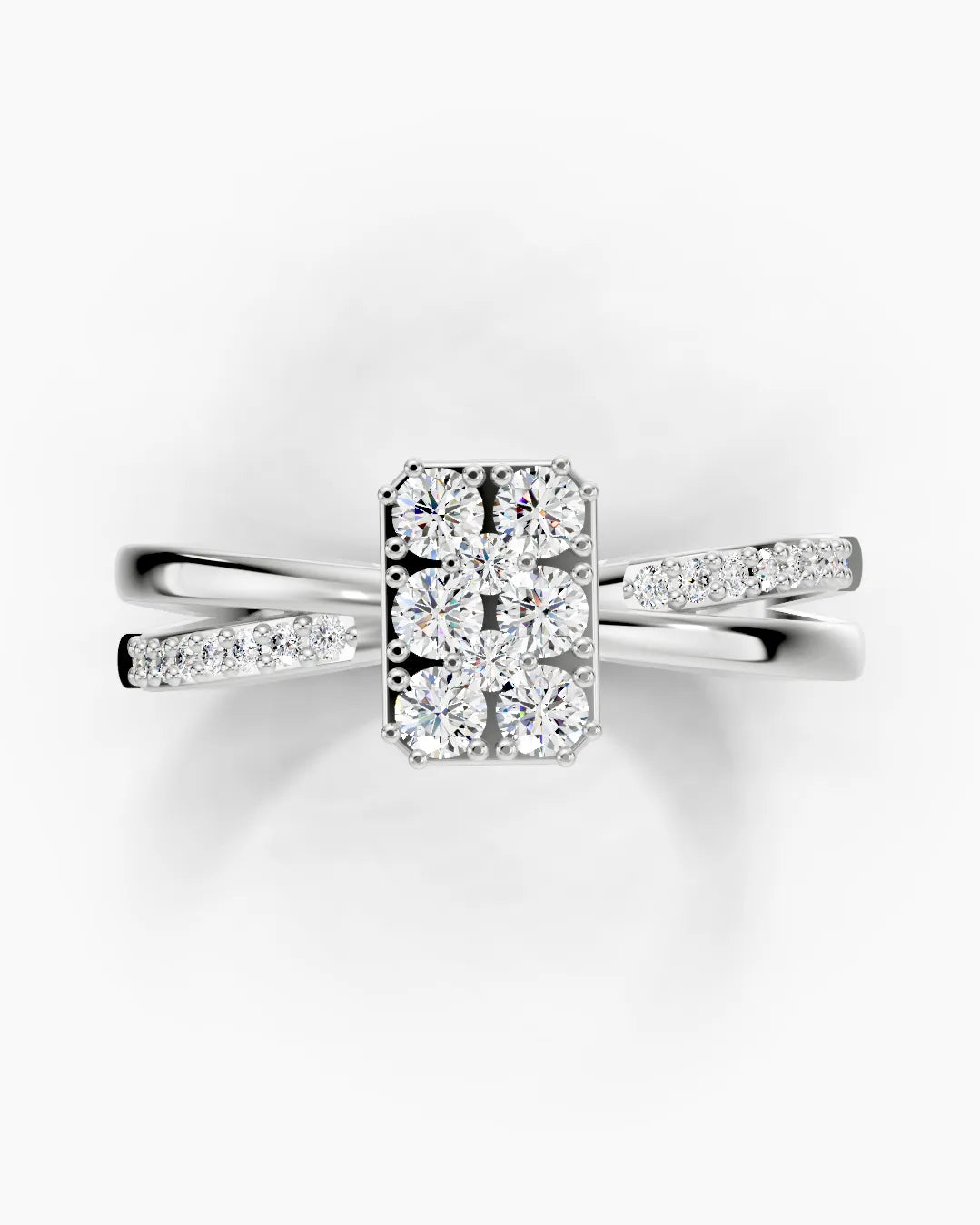 Majestic Grid Women Ring