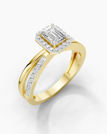 Emerald Matrix Women Ring