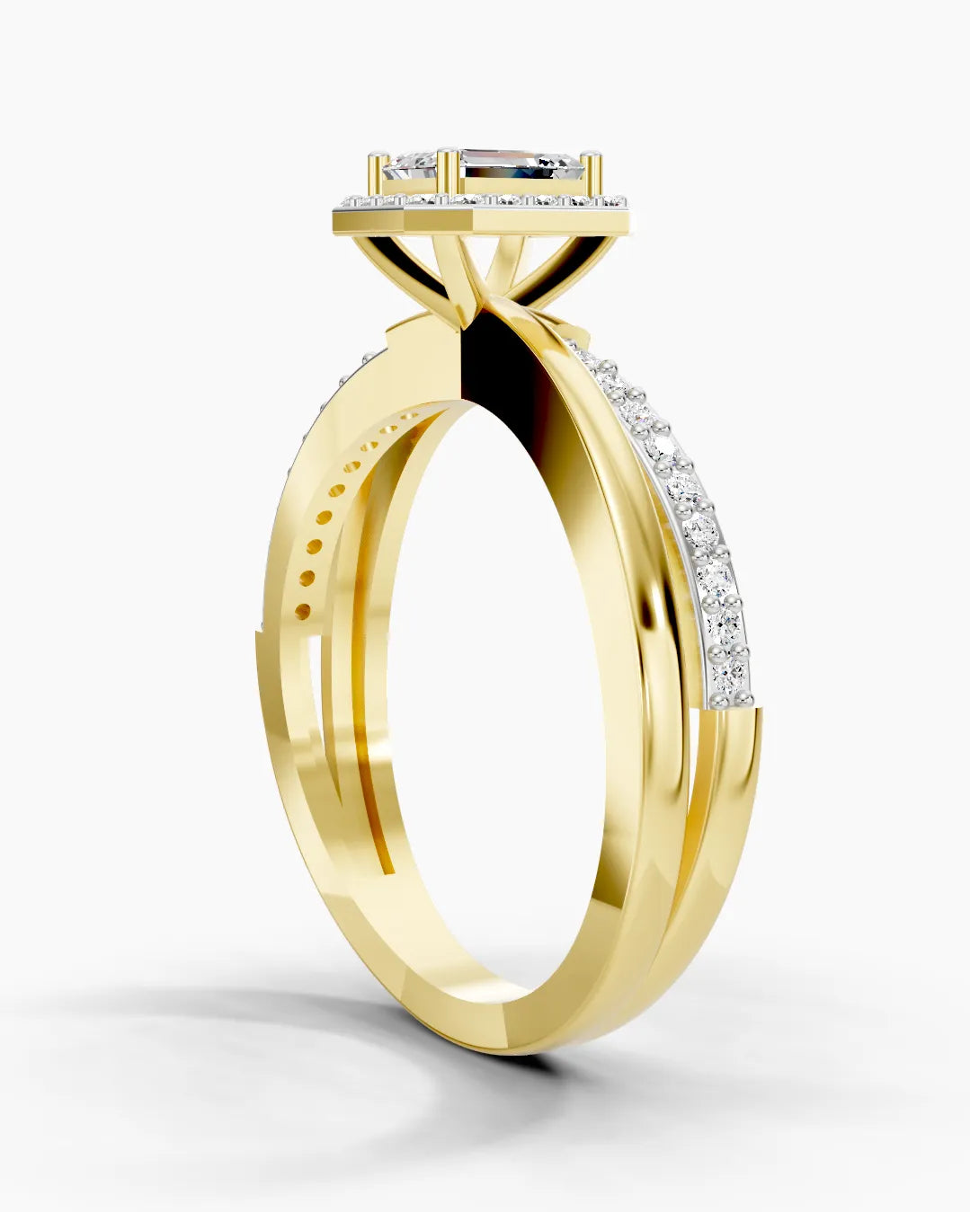 Emerald Matrix Women Ring
