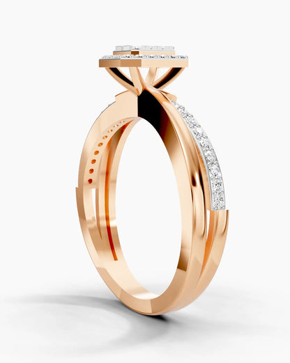 Geometric Glow Women Ring