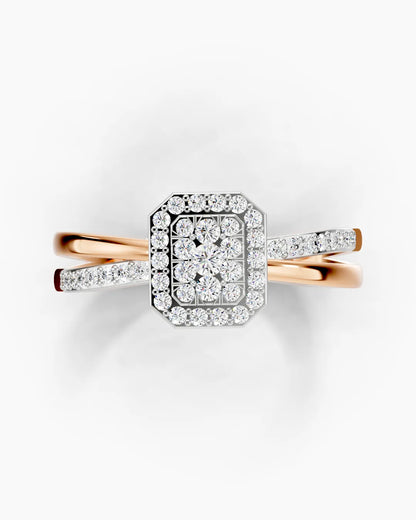 Geometric Glow Women Ring