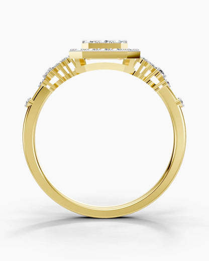 Baguette Beam Women Ring