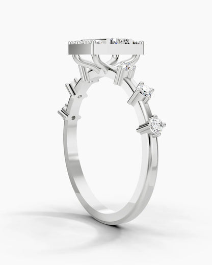 Baguette Geometry Women Ring