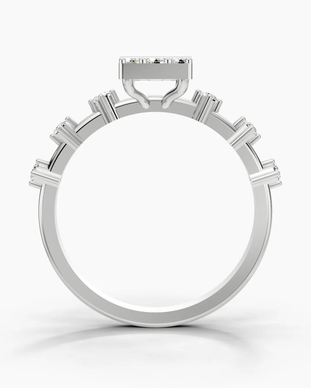 Baguette Geometry Women Ring