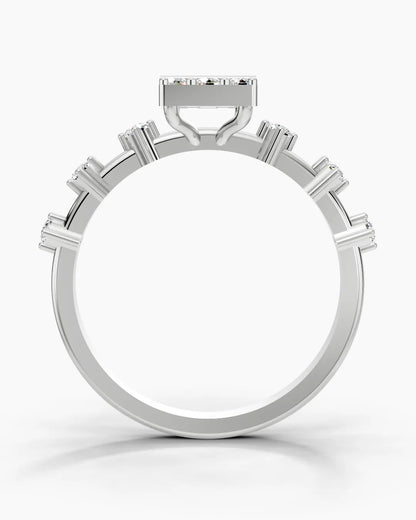 Baguette Geometry Women Ring