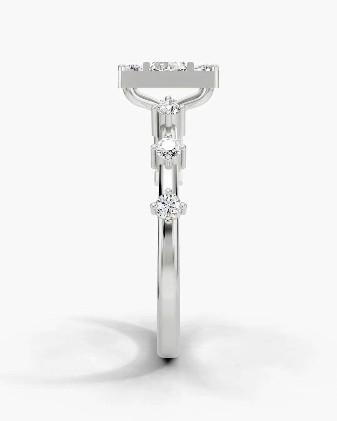 Baguette Geometry Women Ring