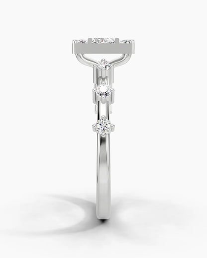 Baguette Geometry Women Ring