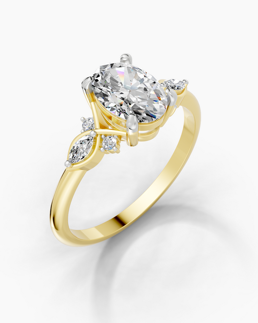 Prism Light Oval Women Ring