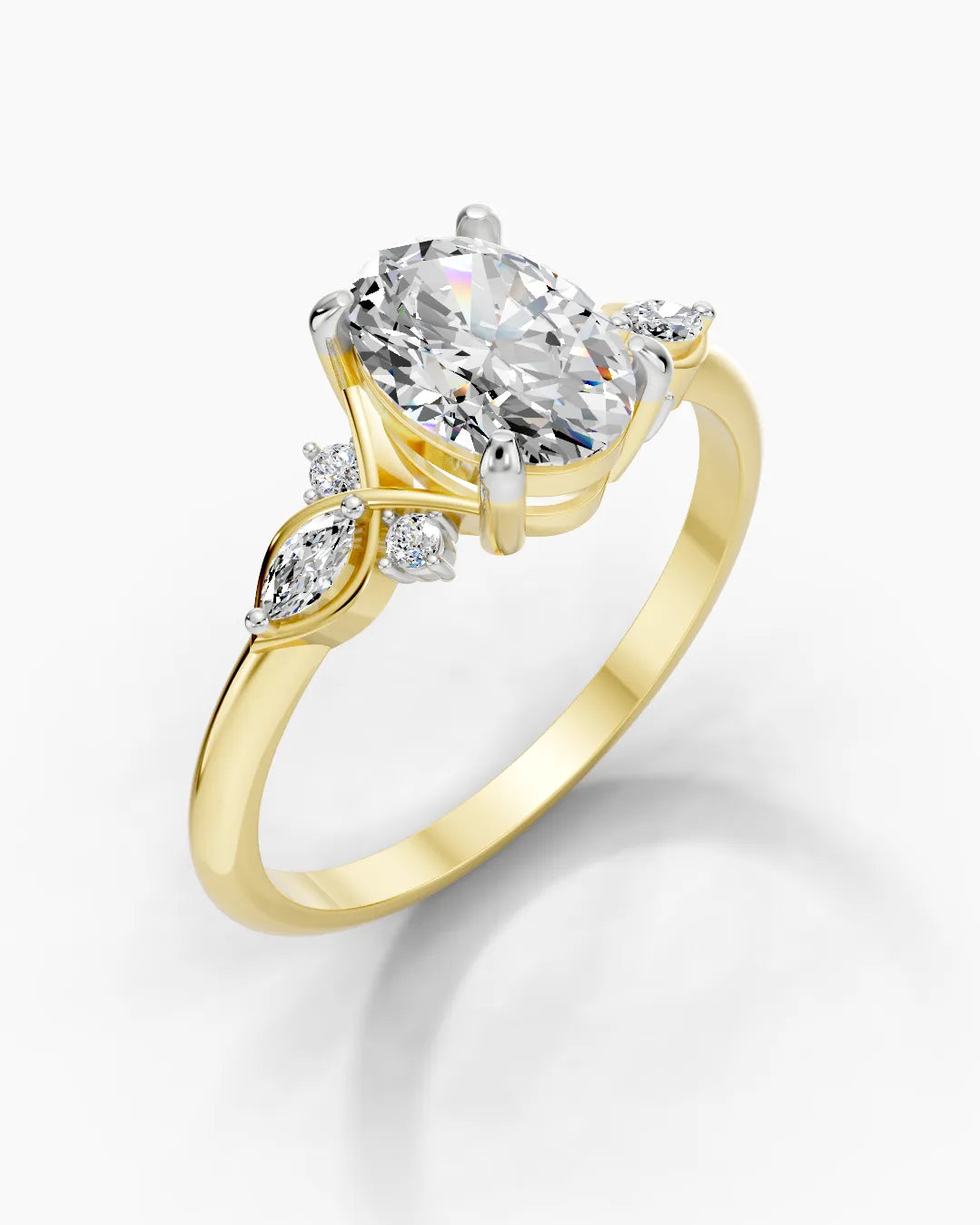 Prism Light Oval Women Ring