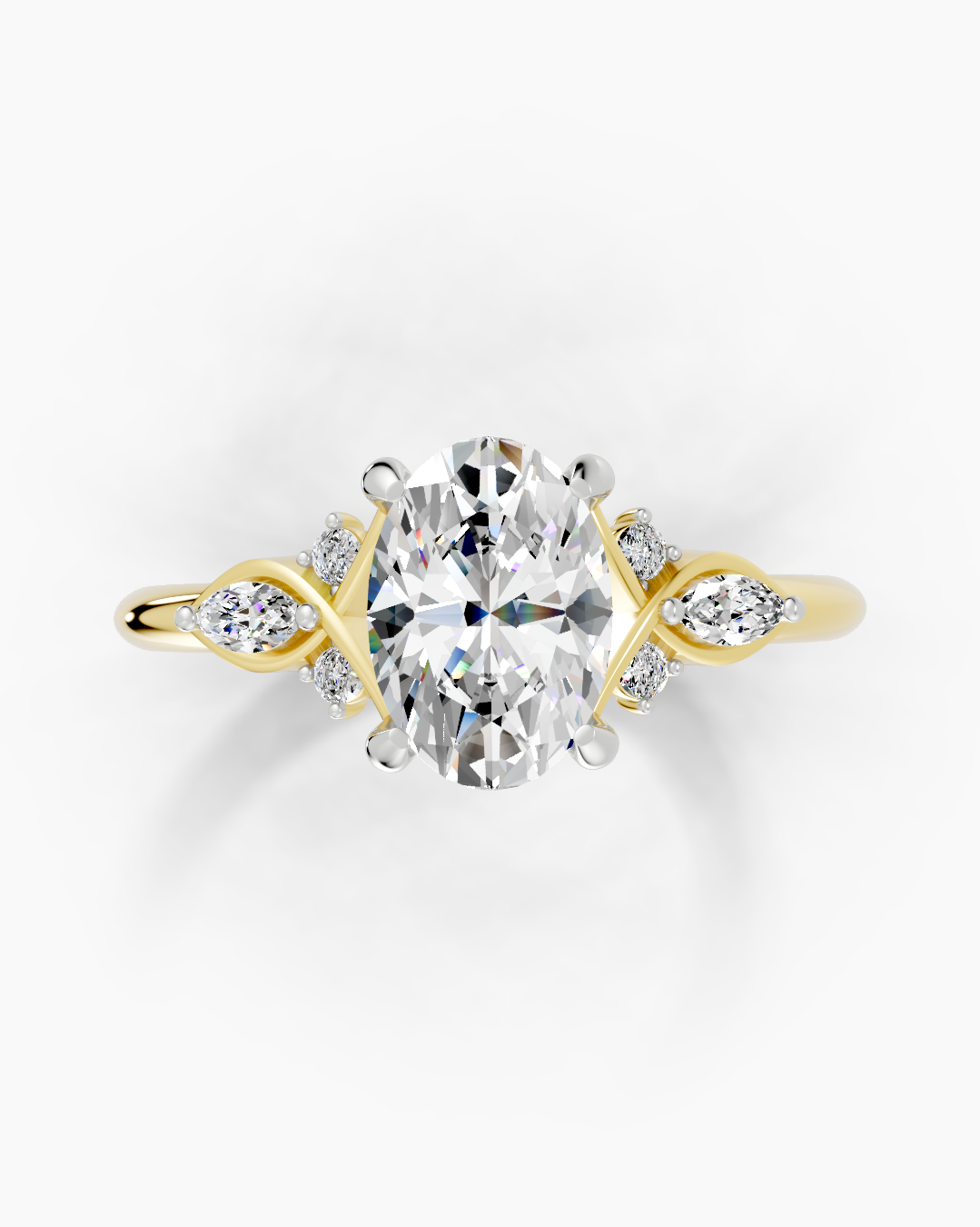 Prism Light Oval Women Ring