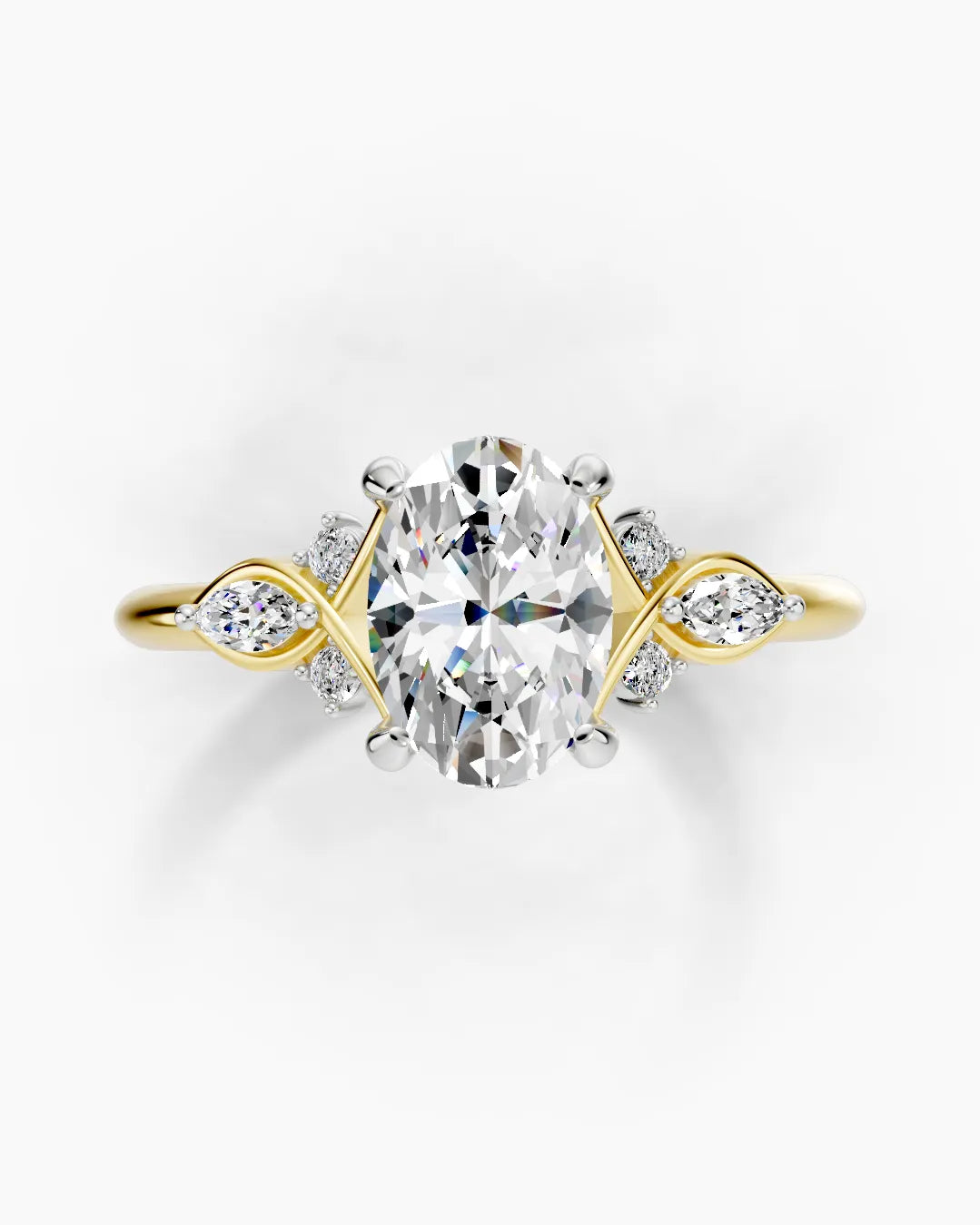 Prism Light Oval Women Ring