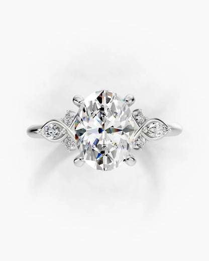 Gleaming Oval Women Ring